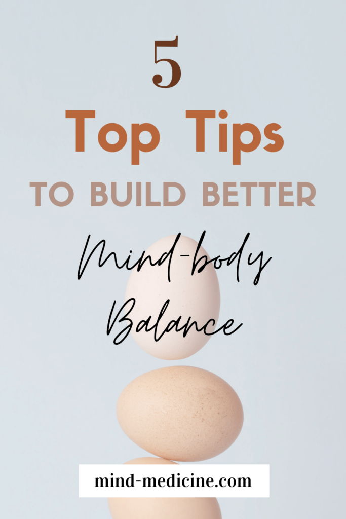 top tips to build better mind-body balance pin image