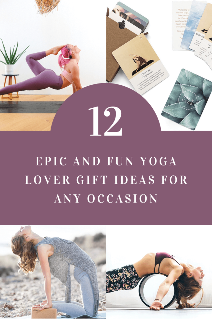 12 epic and fun gifts for yoga lovers pin image