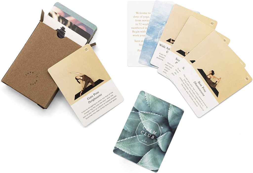 calm club yoga card deck