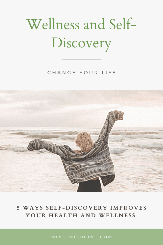 Wellness and self-discovery. 5 ways self-discovery improves your wellness pin image