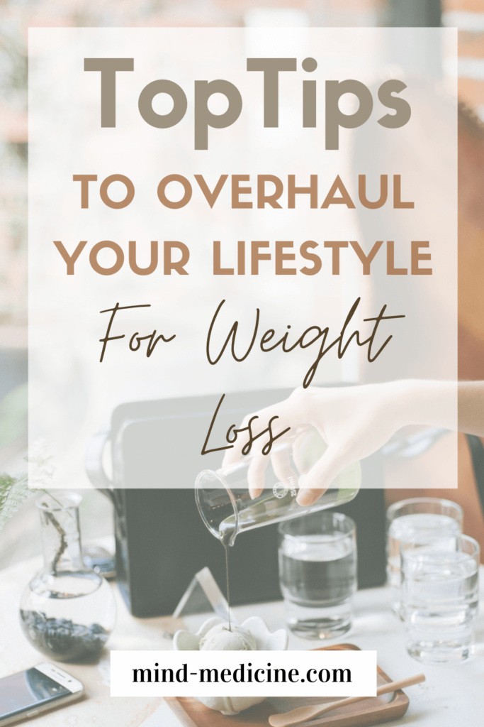 Top tips to overhaul your lifestyle for weight loss pin image