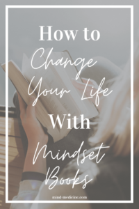 How to change your life with mindset books pin image